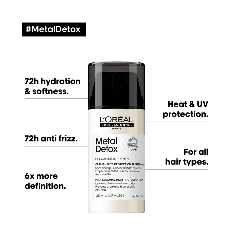 SE Metal Detox High Protection Cream 100ml Loreal Professional -loreal uae- al basel 