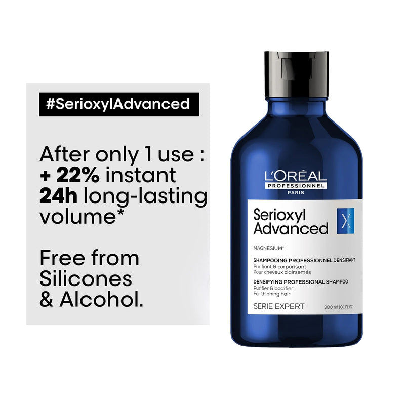 SE Serioxyl Advanced Hair Shampoo 300ml Loreal Professional - loreal shampoo-loreal uae- al basel cosmetics