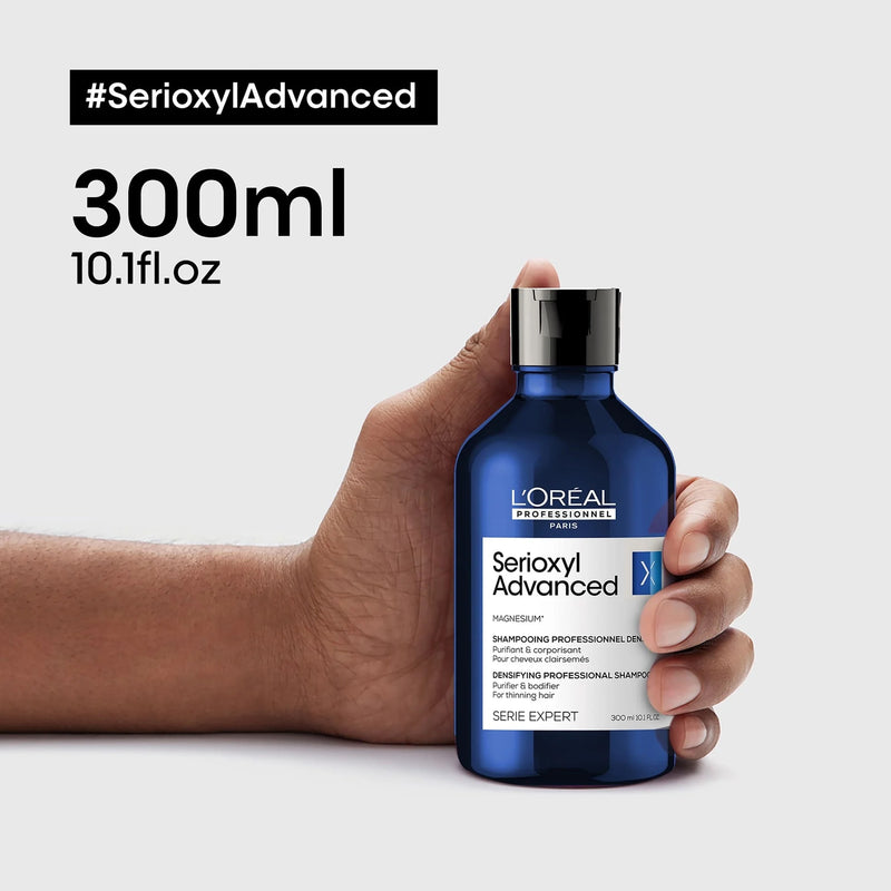 SE Serioxyl Advanced Hair Shampoo 300ml Loreal Professional - loreal shampoo-loreal uae- al basel cosmetics