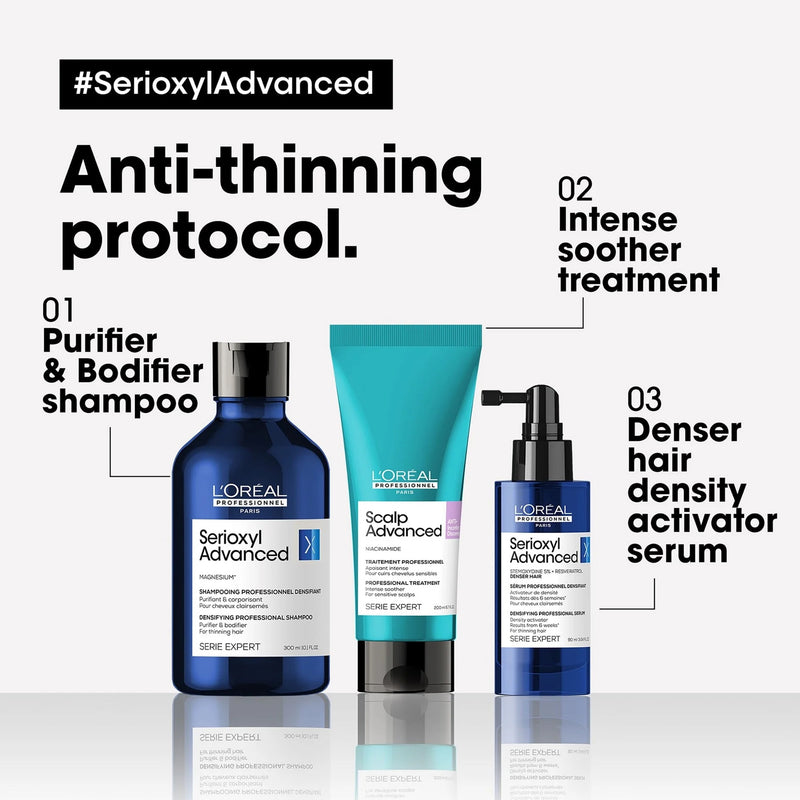 SE Serioxyl Advanced Hair Shampoo 300ml Loreal Professional - loreal shampoo-loreal uae- al basel cosmetics