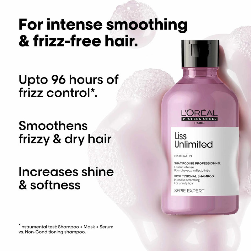Serie Expert Liss Unlimited Shampoo 300ml Loreal Professional-al basel cosmetics