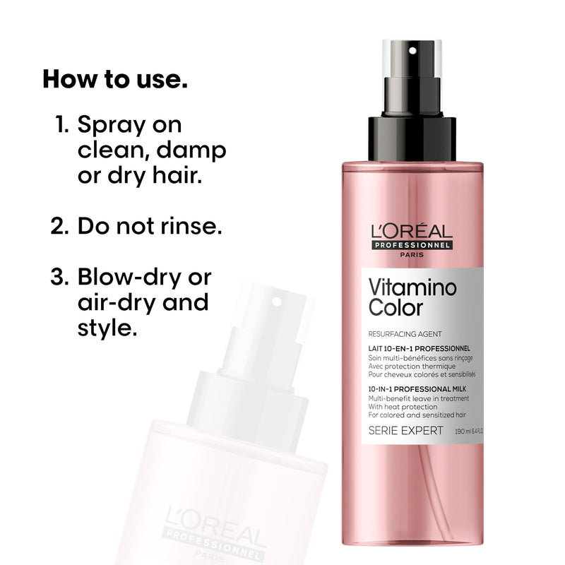 Vitamino Color 10 in 1 Hair Milk Leave in Treatment 190ml Loreal Professional- al basel cosmetics