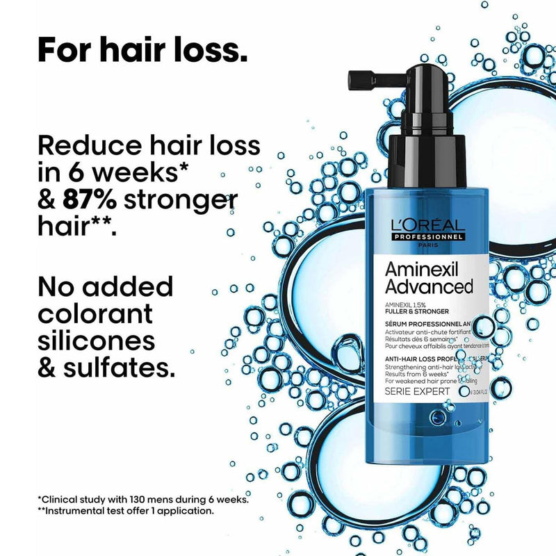 SE Aminexil Advanced Anti Hair Loss Serum 90ml Loreal Professional - al basel cosmetics