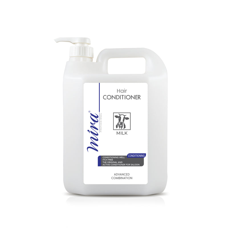 Mira Professional Milk Conditioner 5Ltr - Hair conditioner for salon - big bottle conditioner - Al Basel Cosmetics - UAE
