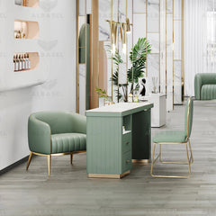 Manicure Table For Nail Art Green