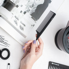 Professional Salon Barber Use Mariani Steel Tail Comb - al basel cosmetics