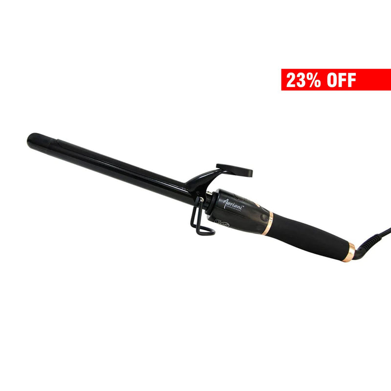 Mariani Hair Curling Iron Black 19z - al basel cosmetics - Curling wand - Hair curler - Curl iron - Curling tool - hair styling tools - hair styling equipment- hair styler - hair care - UAE