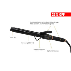 Premium Mariani Extra Long Barrel Curling Iron 28# - al basel cosmetics - hair styling tools - hair styling equipment - Curling wand - Hair curler - Curl iron - Curling tool - Mariani - Professional hair styling tool - hair care - hair styler - UAE