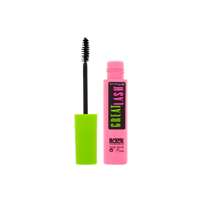 Maybelline New York Great Lash Mascara Blackest Black - albasel