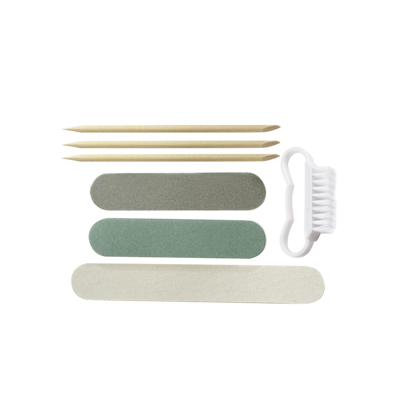 Disposable Manicure Pedicure 7 Pcs Tools Set 738 Mira-NAIL TOOLS-ALBASEL COSMETICS