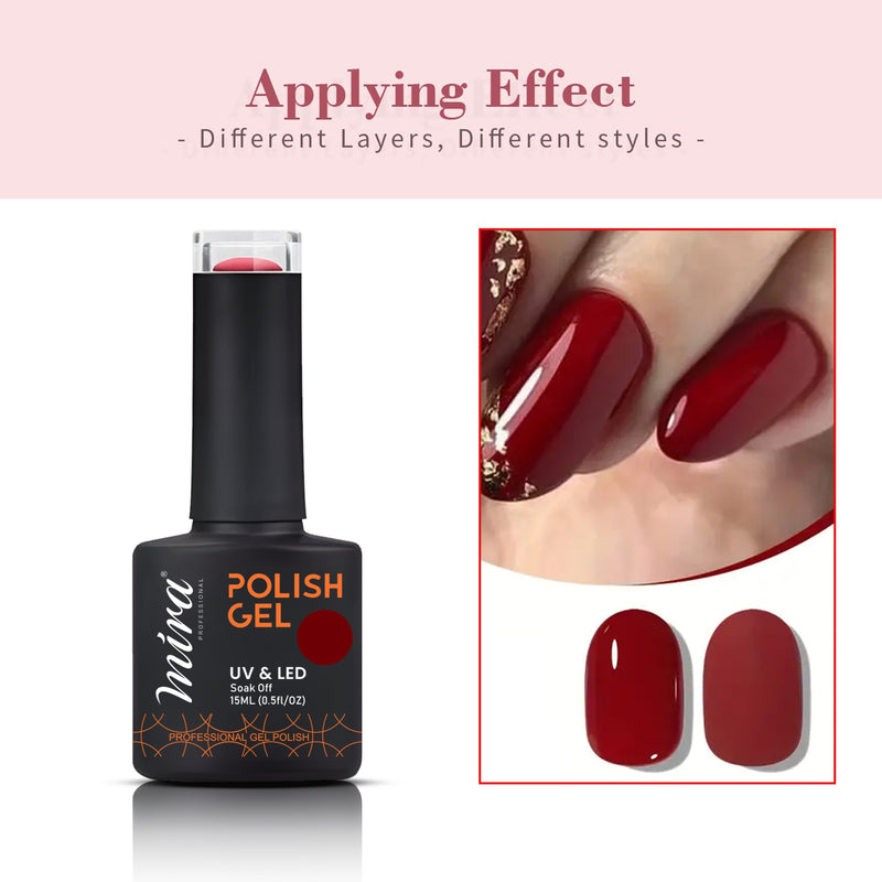 Nail Art Gel Nail Polish 15ml #019 Mira Professional - al basel - nail art - nail polish