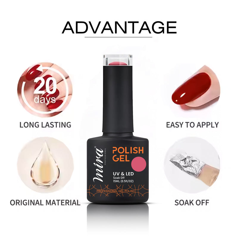 Nail Art Gel Nail Polish 15ml #022 Mira Professional - al basel - nail art - nail polish