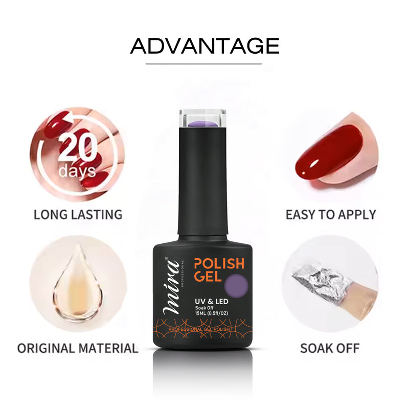 Nail Art Gel Nail Polish 15ml #028 Mira Professional - al basel - nail art - nail polish