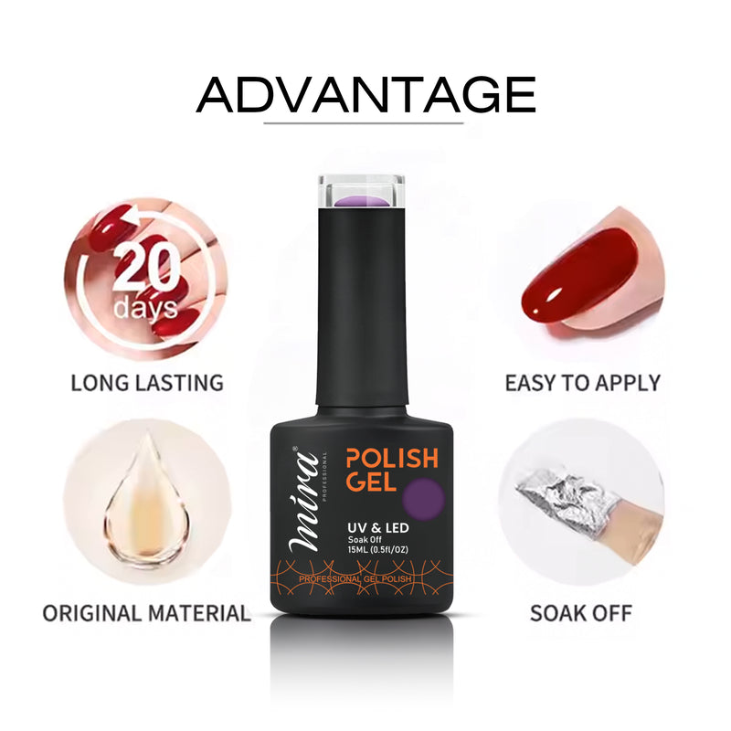 Nail Art Gel Nail Polish 15ml #029 Mira Professional - al basel - nail art - nail polish