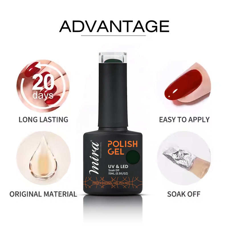 Nail Art Gel Nail Polish 15ml #044 Mira Professional- al basel - nail art - nail polish