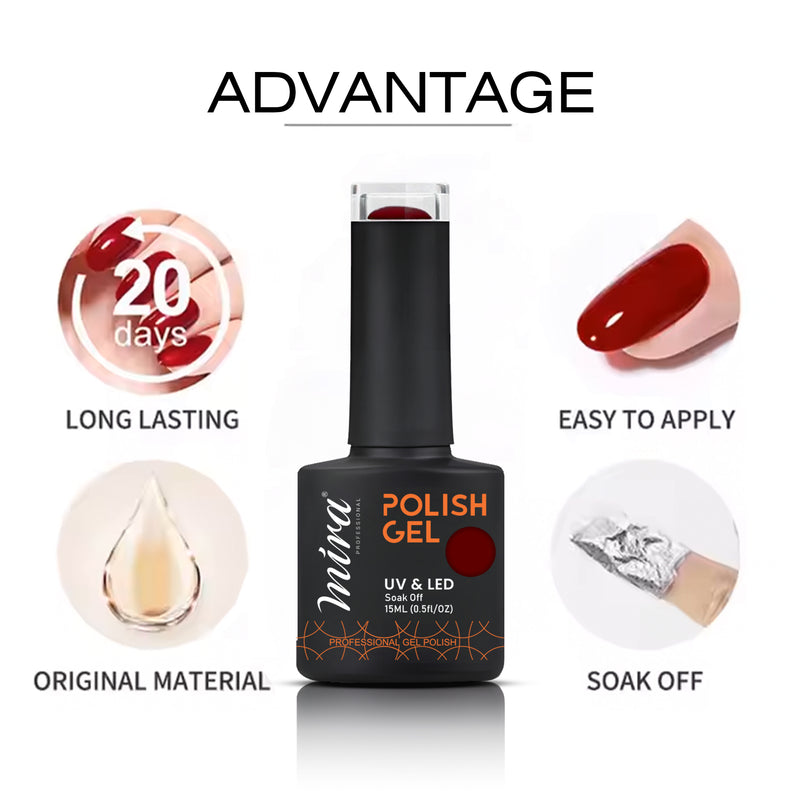 Nail Art Gel Nail Polish 15ml #056 Mira Professional- al basel - nail art - nail polish