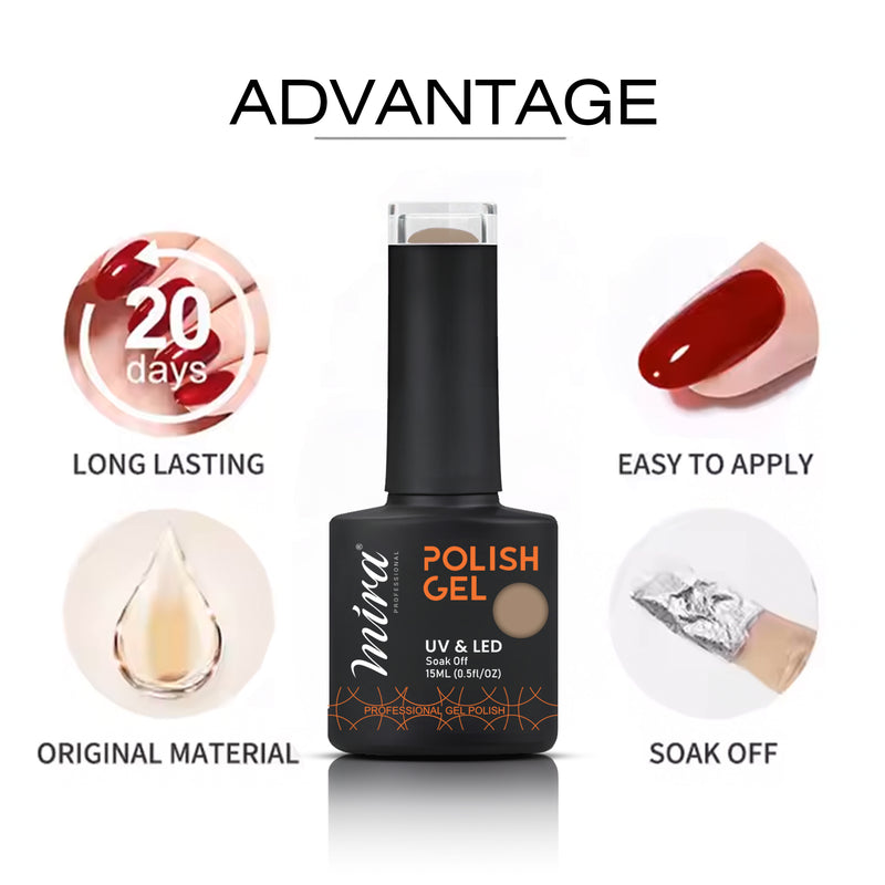 Nail Art Gel Nail Polish 15ml #061 Mira Professional- al basel - nail art - nail polish