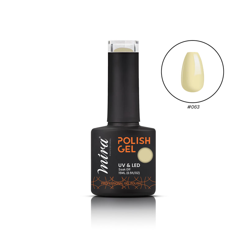 Nail Art Gel Nail Polish 15ml #063 Mira Professional- al basel - nail art - nail polish