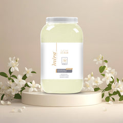 Foot & Body Sugar Scrub Vanilla 5Kg Mira- sugar scrub - body scrub - al basel cosmetics  - foot scrub - body scrub - food and body scrub - feet scrub - scrub for feet - UAE - Mira - sugar scrub - sugar scrub for body - sugar scrub for feet