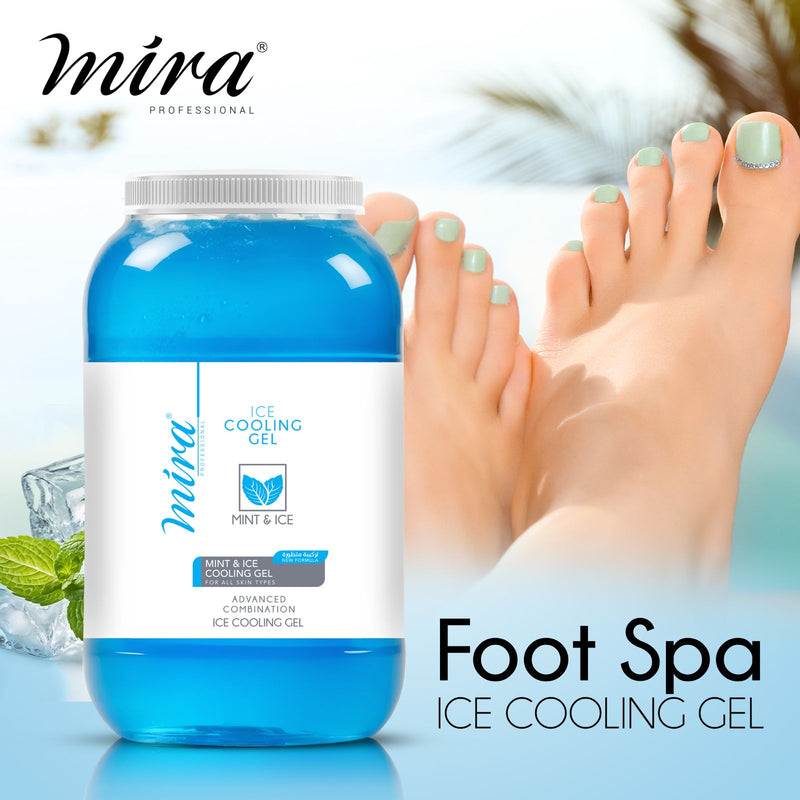 Mira Ice Cooling Gel Ice & Mint 5kg - foot care - cooling gel - ice cooling gel - al basel cosmetics- foot spa- pedicure- UAE- mira