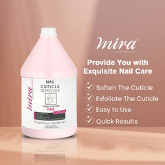 Mira Nail Cuticle Remover 3.78Ltr (Pink) - nail cuticle remover - al basel cosmetics 