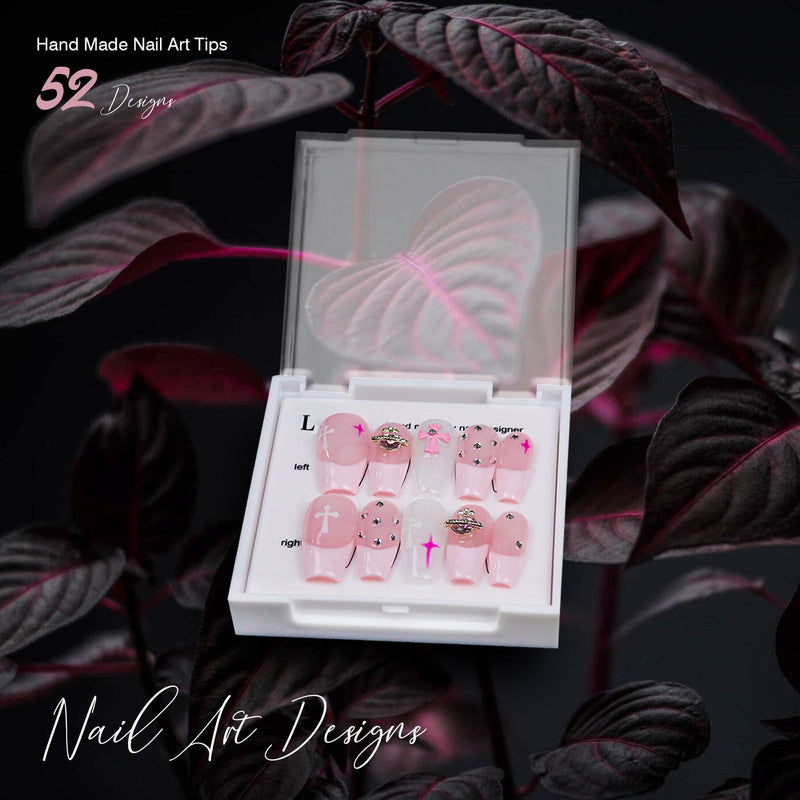 Press on Artificial Fake Nail Tips Nail Art Designs - al basel cosmetics