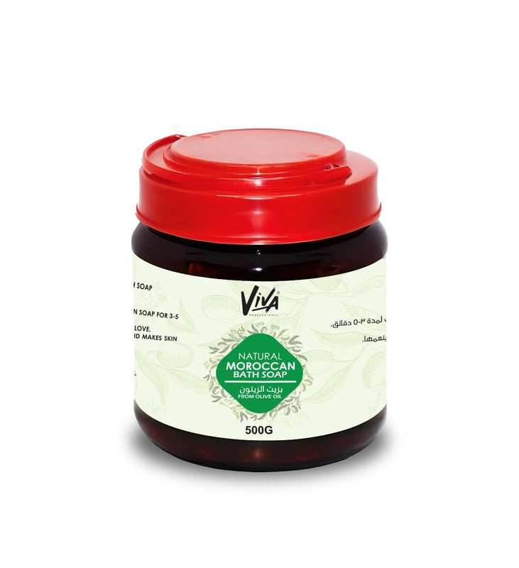 Viva Natural Moroccan Bath Soap 500g - moroccan bath soap - al basel cosmetics 