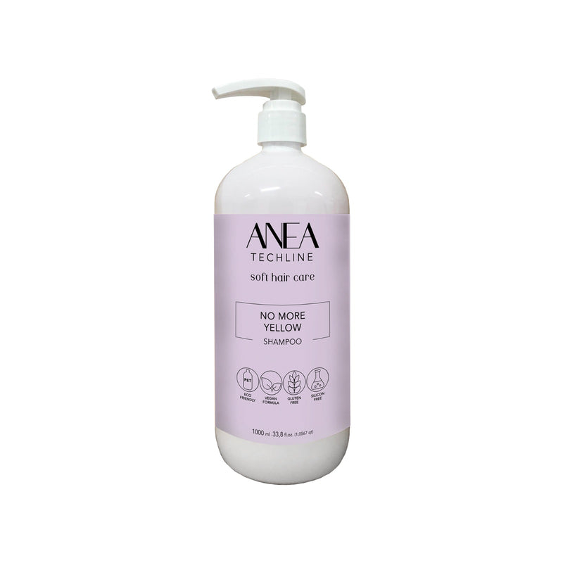 No More Yellow Anea Techline Shampoo, 1000ml - albasel cosmetics