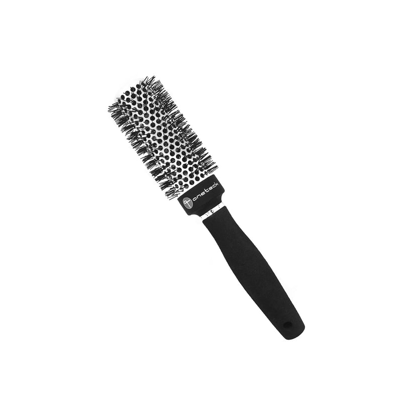Hair brush Oneteck ceramic black 33mm - al basel cosmetics