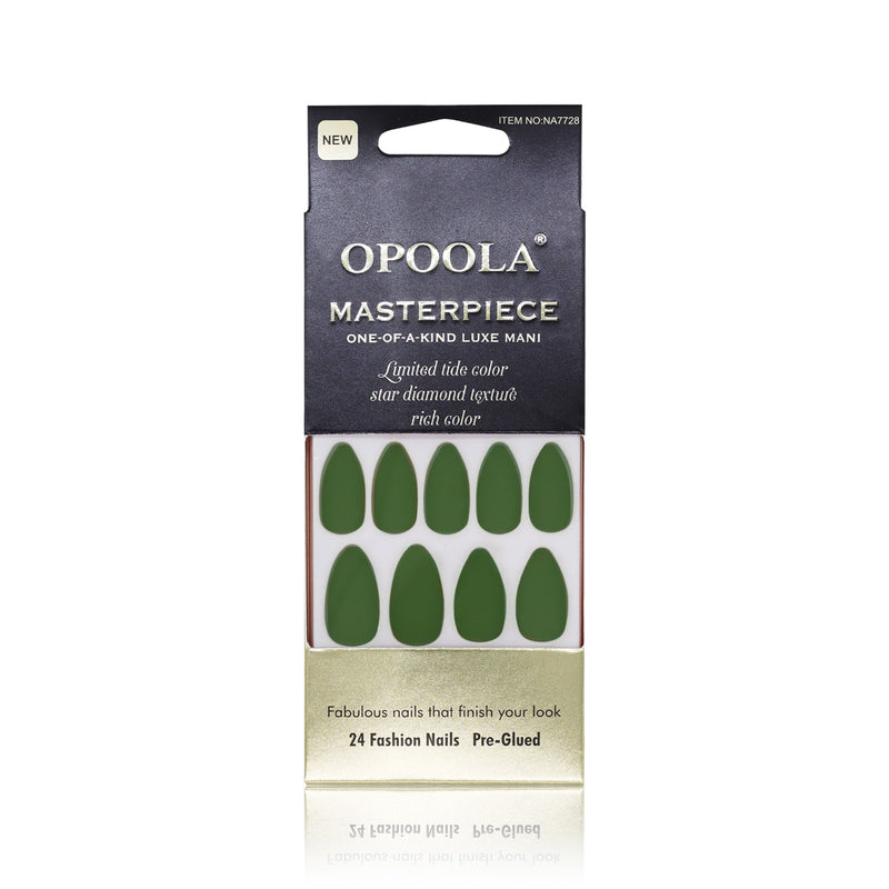 Opoola Pre Glued Fashion Nail Extension Nail Tips 24 Pieces - nail tips - al basel cosmetics