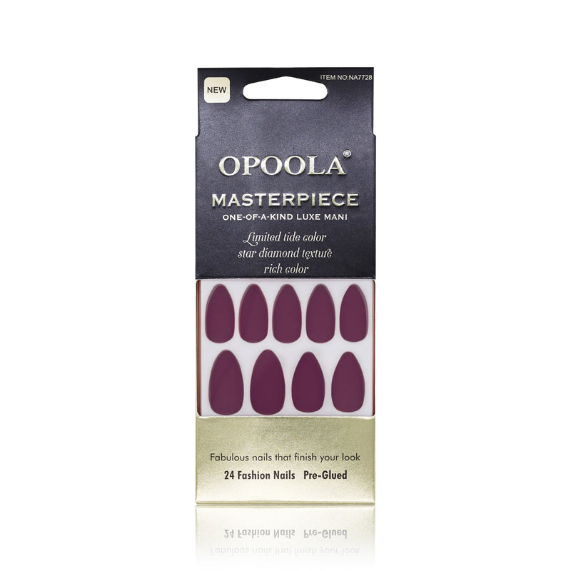 Opoola Pre Glued Fashion Nail Extension Nail Tips 24 Pieces - nail tips - al basel cosmetics
