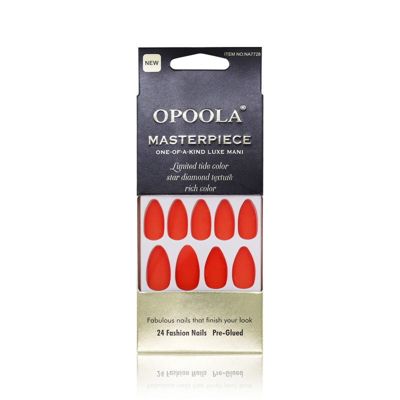 Opoola Pre Glued Fashion Nail Extension Nail Tips 24 Pieces - nail tips - al basel cosmetics