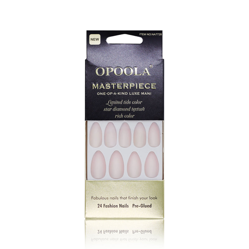 Opoola Pre Glued Fashion Nail Extension Nail Tips 24 Pieces - nail tips - al basel cosmetics