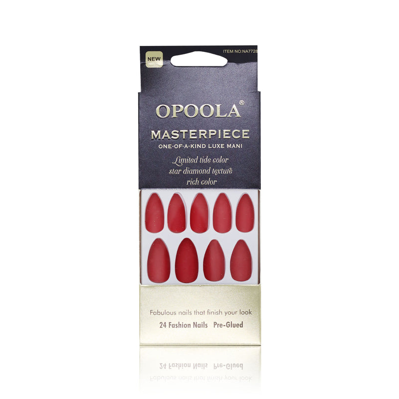 Opoola Pre Glued Fashion Nail Extension Nail Tips 24 Pieces - nail tips - al basel cosmetics