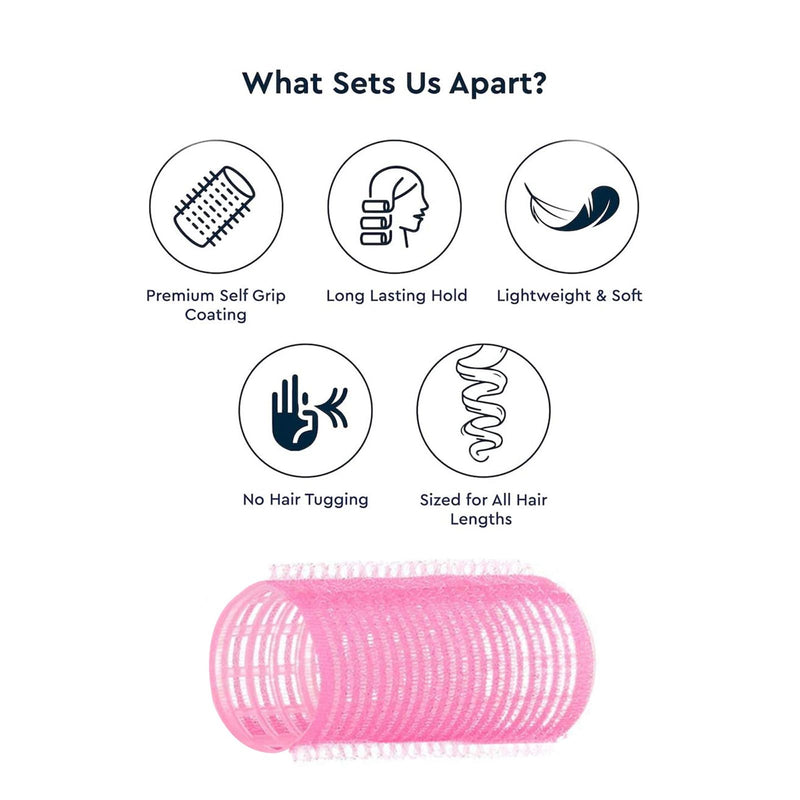 Plastic Hair Roller Hairdressing 10pcs #5 - al basel cosmetics