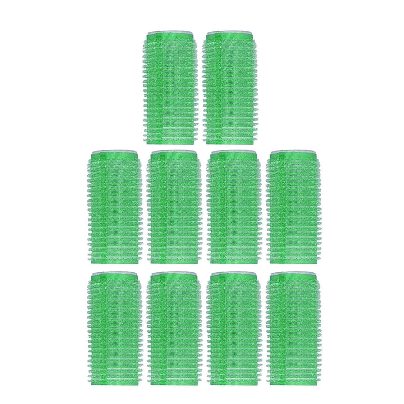 Plastic Self Grip Hair Rollers Curlers 10pcs