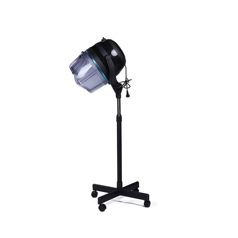 Professional Black Hooded Hair Dryer Stand Machine for Salon Spa – Adjustable, Portable & Efficient - professional hair dryer stand machine for salon spa - salon hair dryer equipment - Al Basel - UAE - Salon - Spa equipments - مجفف شعر