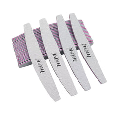 Professional Nail File Half Moon 709 Pink for Nail Art Design Mira 25pcs Pack