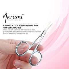 Professional Stainless Steel Eyebrow and Cuticle Scissor 722 Mariani 2 Pcs