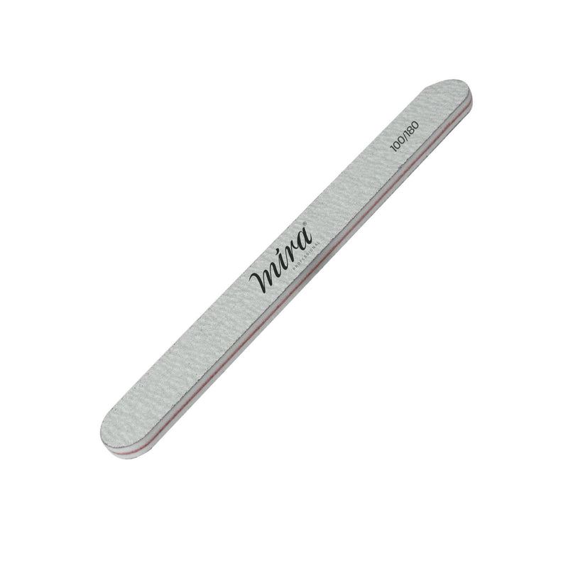 Professional Straight Nail File 708 for Nail Art Design Mira 25pcs Pack