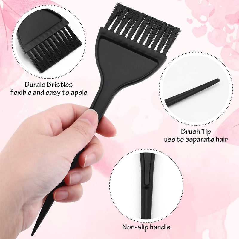 Large Black Hair Coloring Brush – Professional Tool for Quick & Precise Application(2 Pcs Pack)