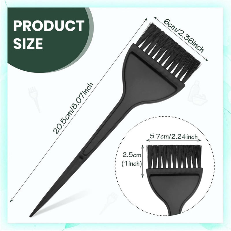 Large Black Hair Coloring Brush – Professional Tool for Quick & Precise Application(2 Pcs Pack)