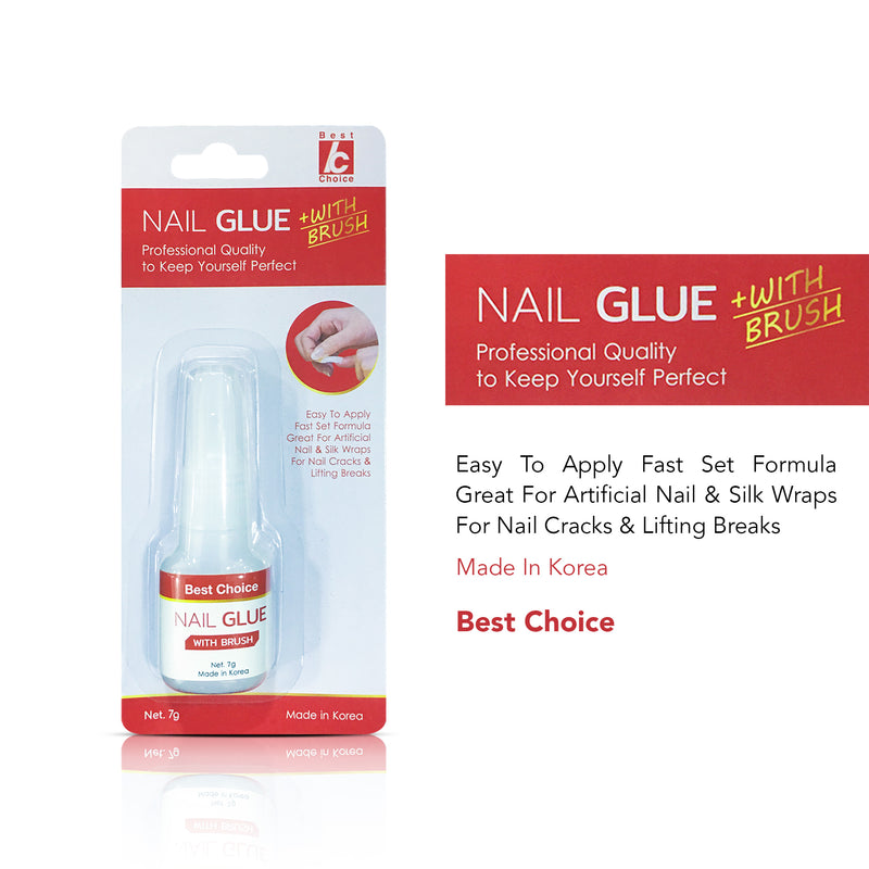 Best Choice Nail Glue With Brush 7g