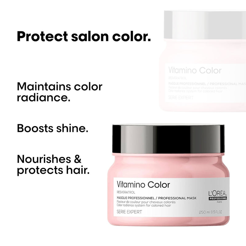 SE Vitamino Color Hair Mask 250ml Loreal Professional - loreal hair mask - al basel cosmetics