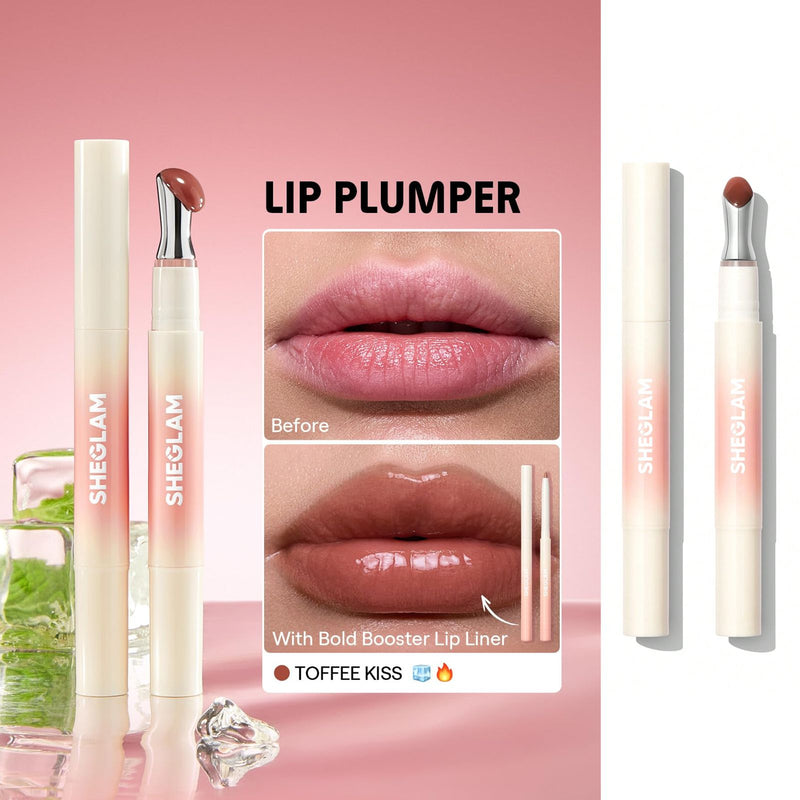 SHEGLAM Toffee Kiss Bold Booster Lip Plumper - Caramel Gloss Lip Plumper UAE - Lip Plumper - Lip booster lip gloss - Al Basel Cosmetics