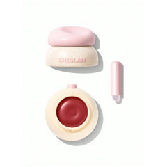 SHEGLAM Bounce Putty Pocket Lip Pot Tomato Tango | Vibrant Matte Lip Color UAE - Putty pot touch up - Lip color in pot - Al Basel Cosmetics - Sheglam UAE