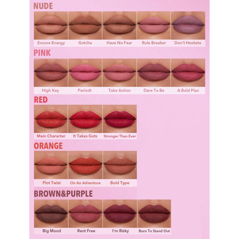 SHEGLAM Dynamatte Boom Matte Lipstick Encore Energy | Long-Lasting Lip Color UAE - Sheglam matte lipstick - SHEGAM UAE - Long lasting lipstick - Al Basel Cosmetics - UAE