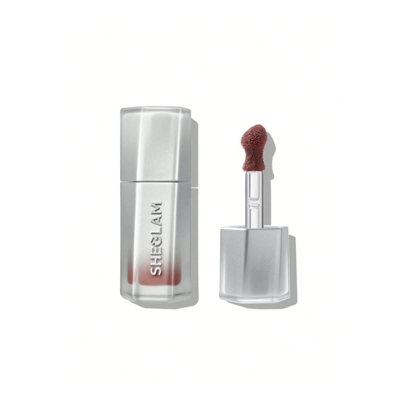 SHEGLAM Glass Lock Air Lip Gloss Sepia Miss 3.4ml | Glossy Hydrating Lip Shine - lip gloss - Sheglam lip gloss 555 shade - Al Basel Cosmetics