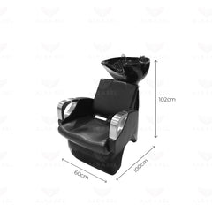 Salon Hair Washing Chair Black - Black shampoo chair - Hair washing chair or Spa - Al Basel Cosmetics - UAE