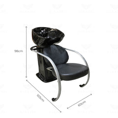 Salon Hair washing Spa Shampoo Chair Black - Hair washing chair - UAE